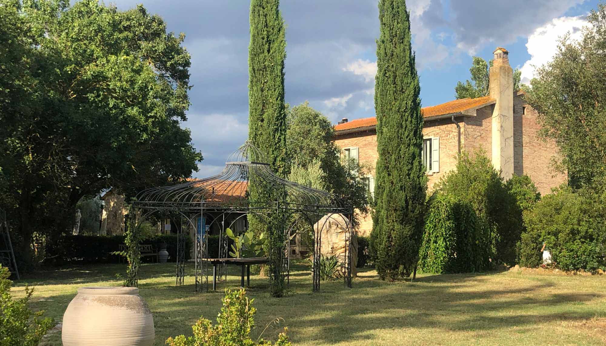 Maremma Toskana ANTICA LOCANDA SANT'ANNA, Garten für die Gäste von SantÀnna
