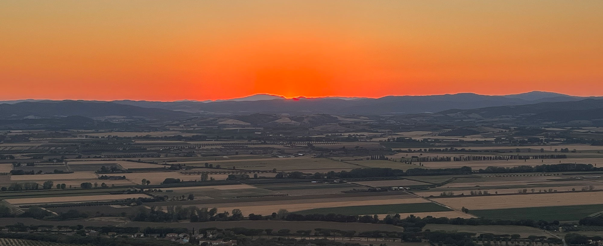 Sonnenaufgang in der Toskana - MAremma